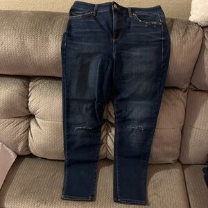 William Rast Dark Blue Skinny Jeans